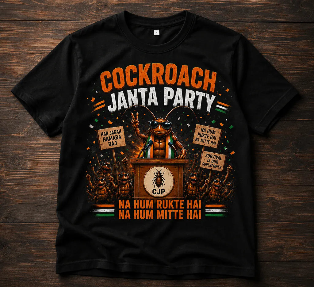Cockroach Janta Party Oversized T-Shirt