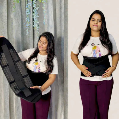 Home of Wellness 3-in-1 Postpartum Belly Belt | Medical-Grade Fabric | Breathable | Skin Friendly| 1 Year Warranty