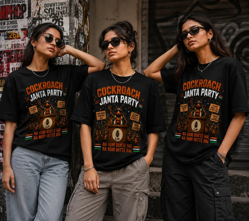 Cockroach Janta Party Oversized T-Shirt